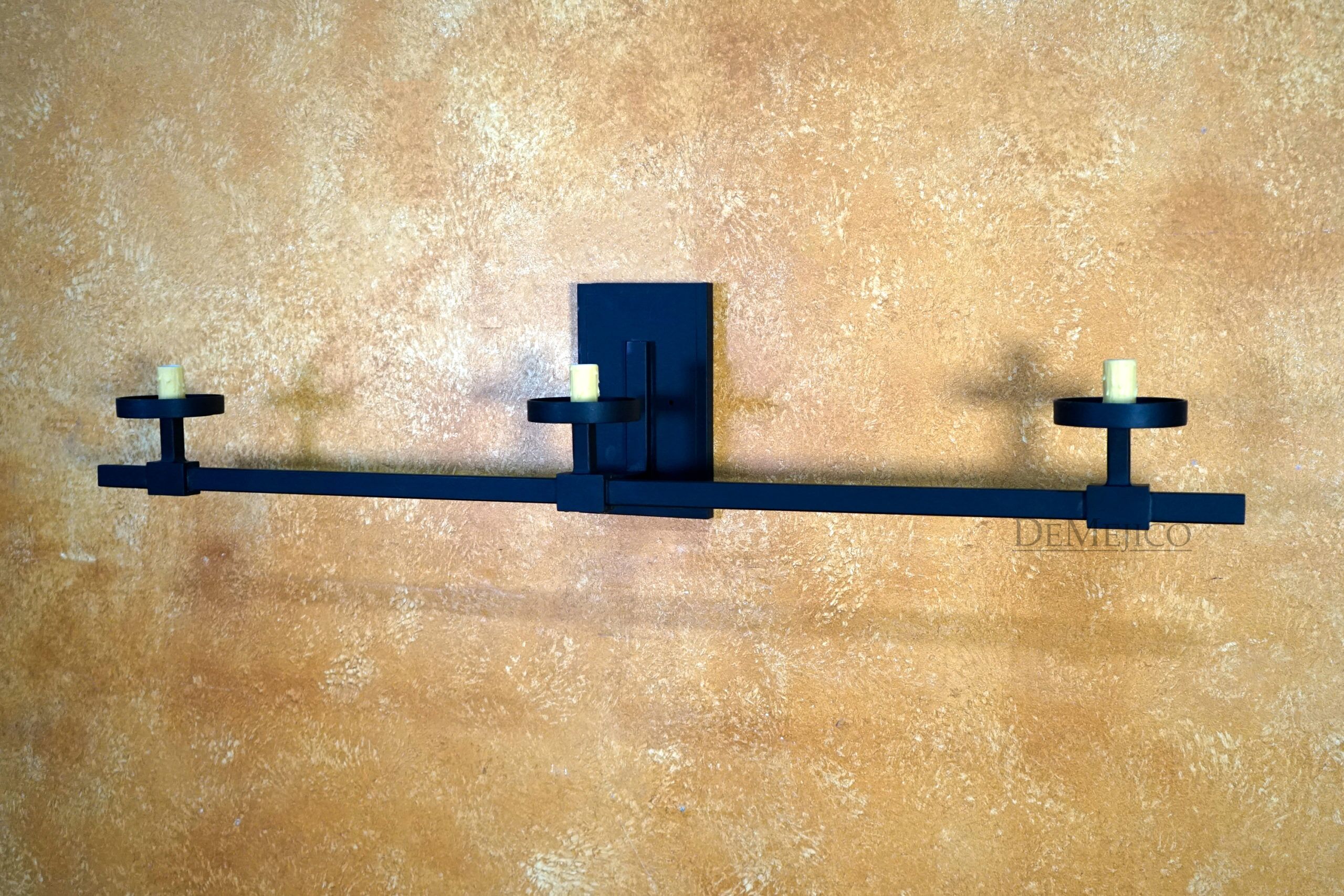 Triple Square Sconce, Modern Spanish Wall Sconce, Spanish Style Home