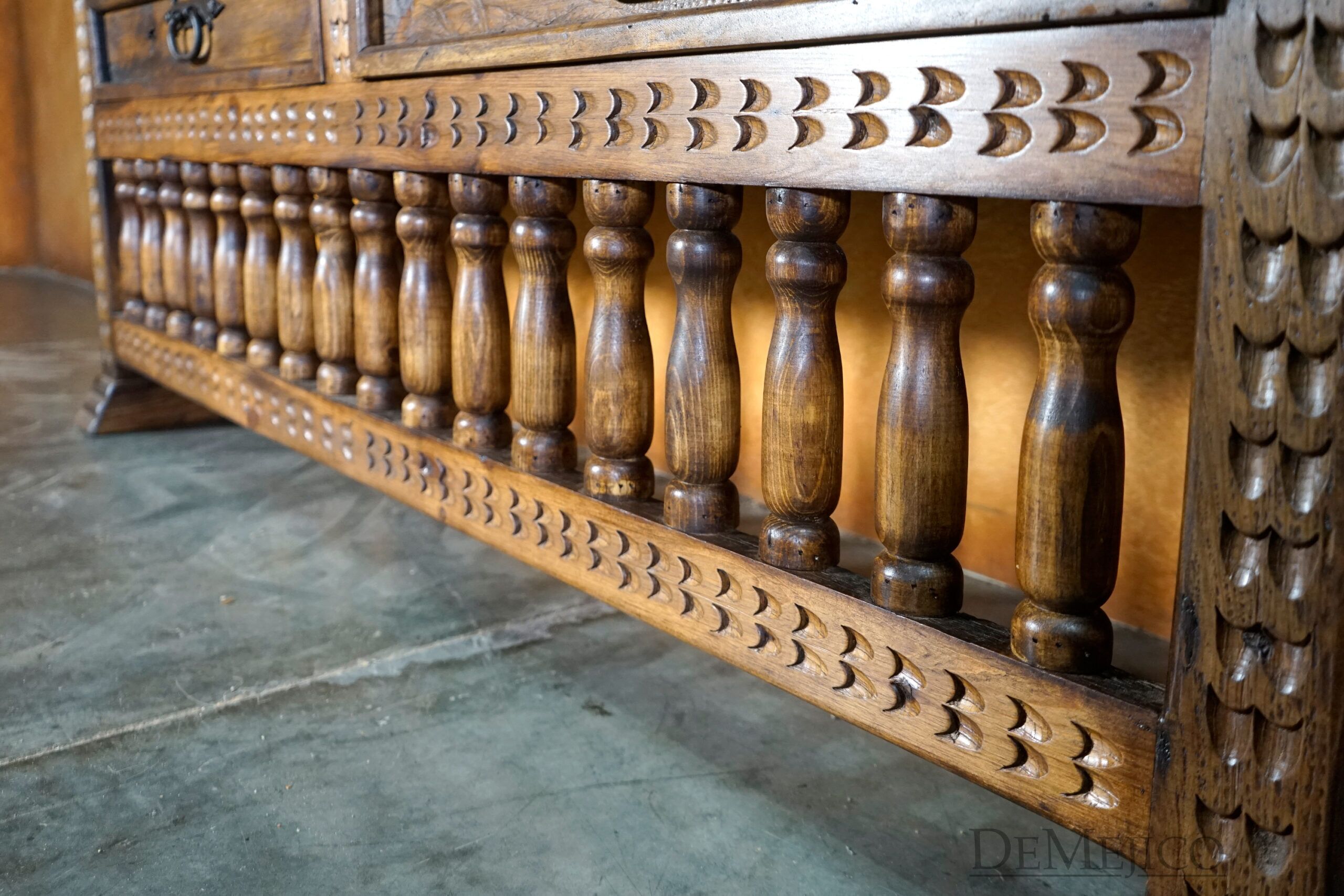 Yucatán Dresser, Mexican Dresser, Carved Dresser - Demejico