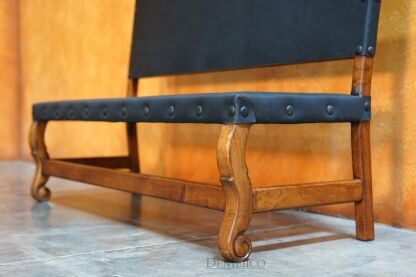 Small Spanish Colonial Bench, Traditional Mexican Bench - Demejico