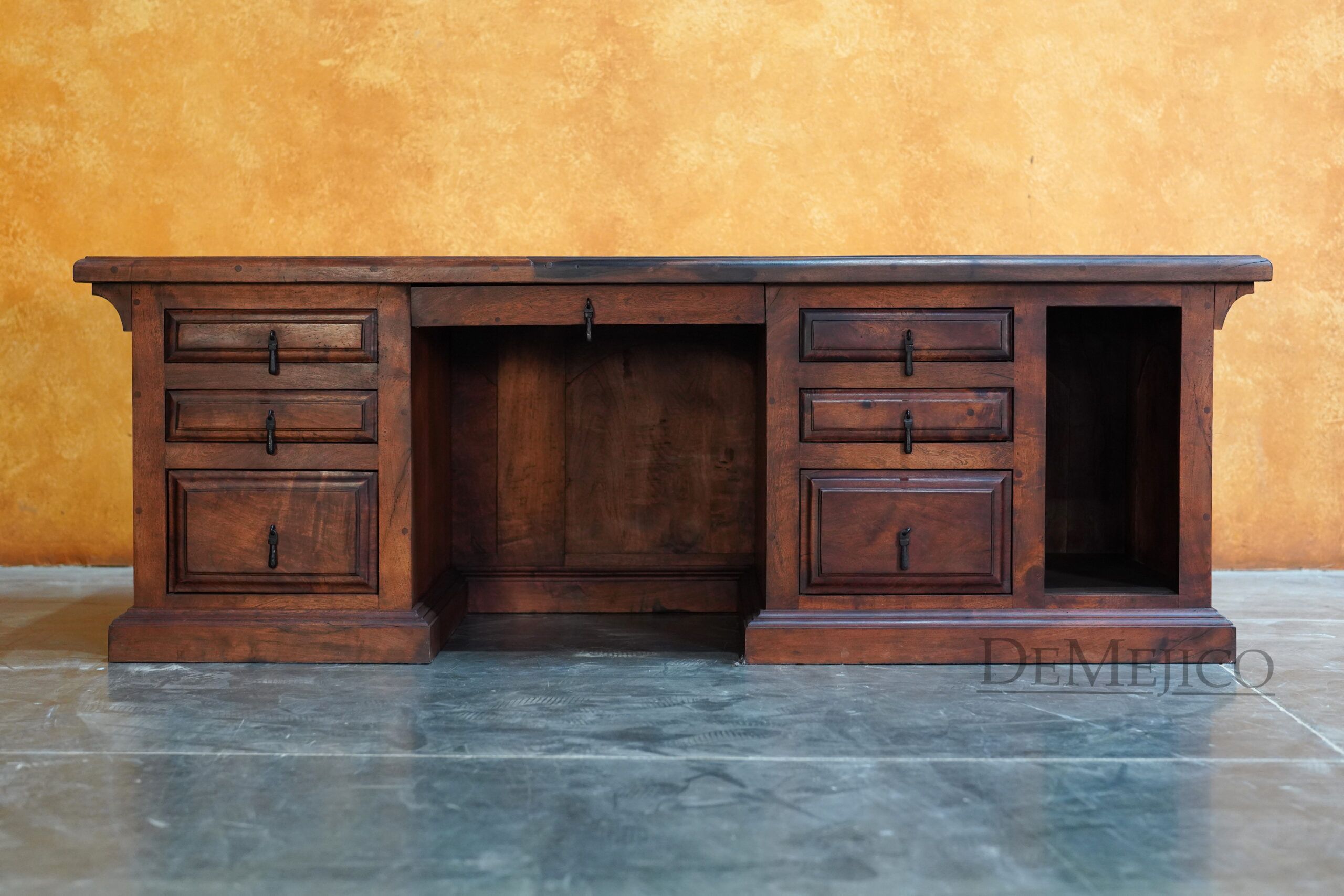 Chapital Computer Desk, Spanish Desk, Old World Desk - Demejico
