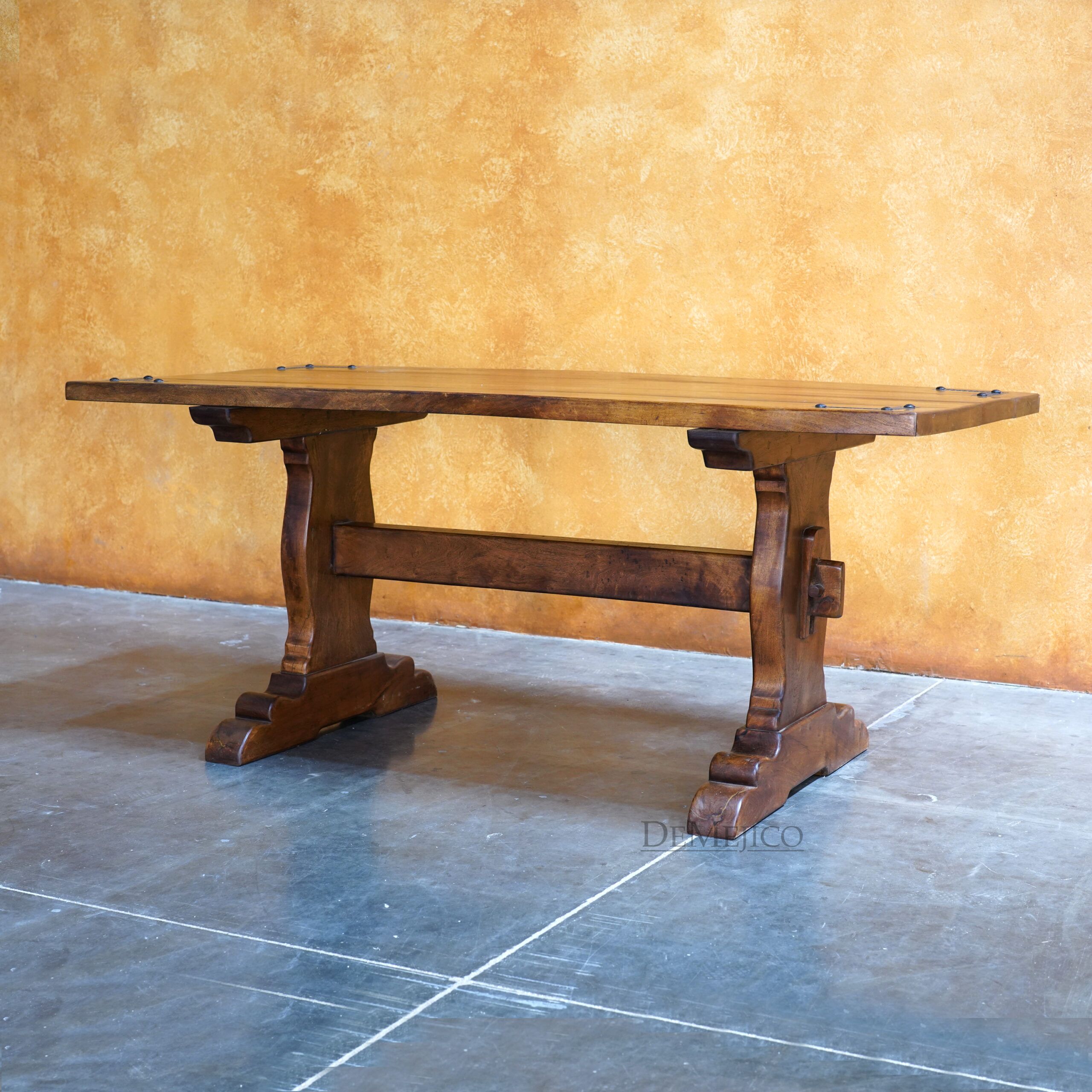 Mesa Haciendita, Hacienda Dining Table, Spanish Style Dining Table