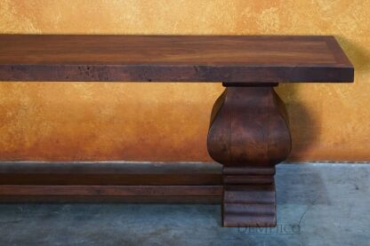 Mesquite Banca Diamante, Rustic Bench, Geometric Bench - Demejico