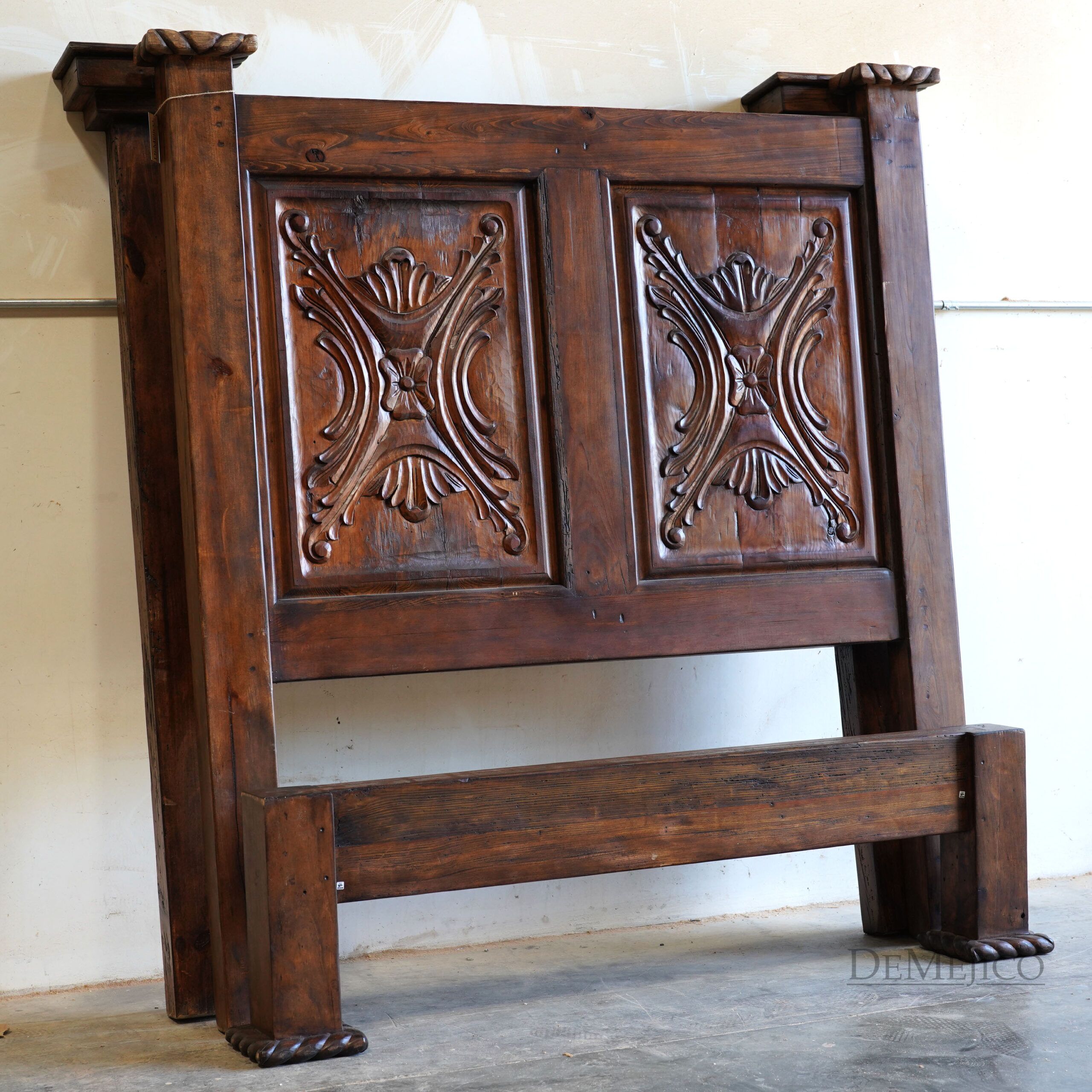 Old Wood Luis Quince Bed - Image 2