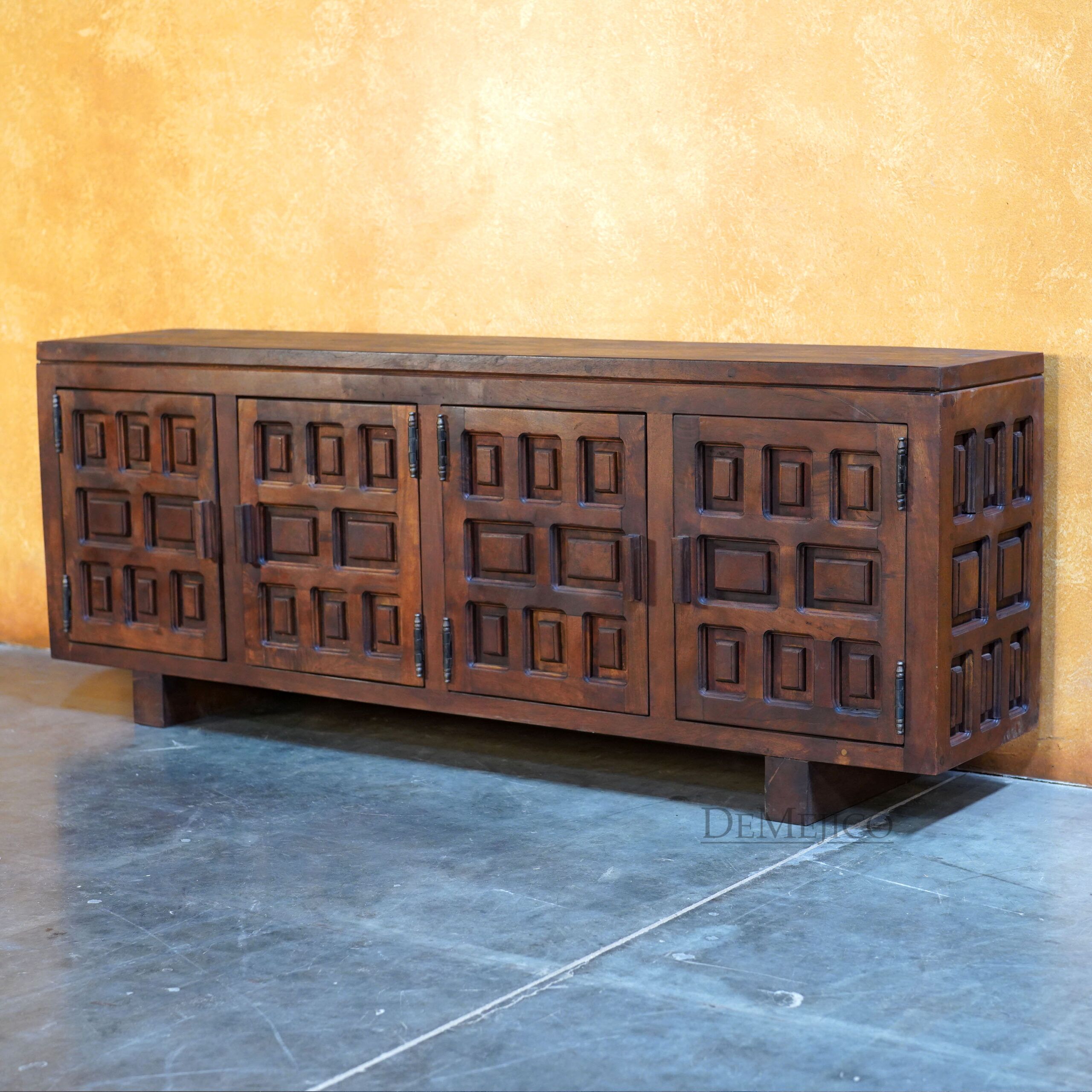 Modern Montesario Entertainment Center, Modern Spanish Entertainment Center
