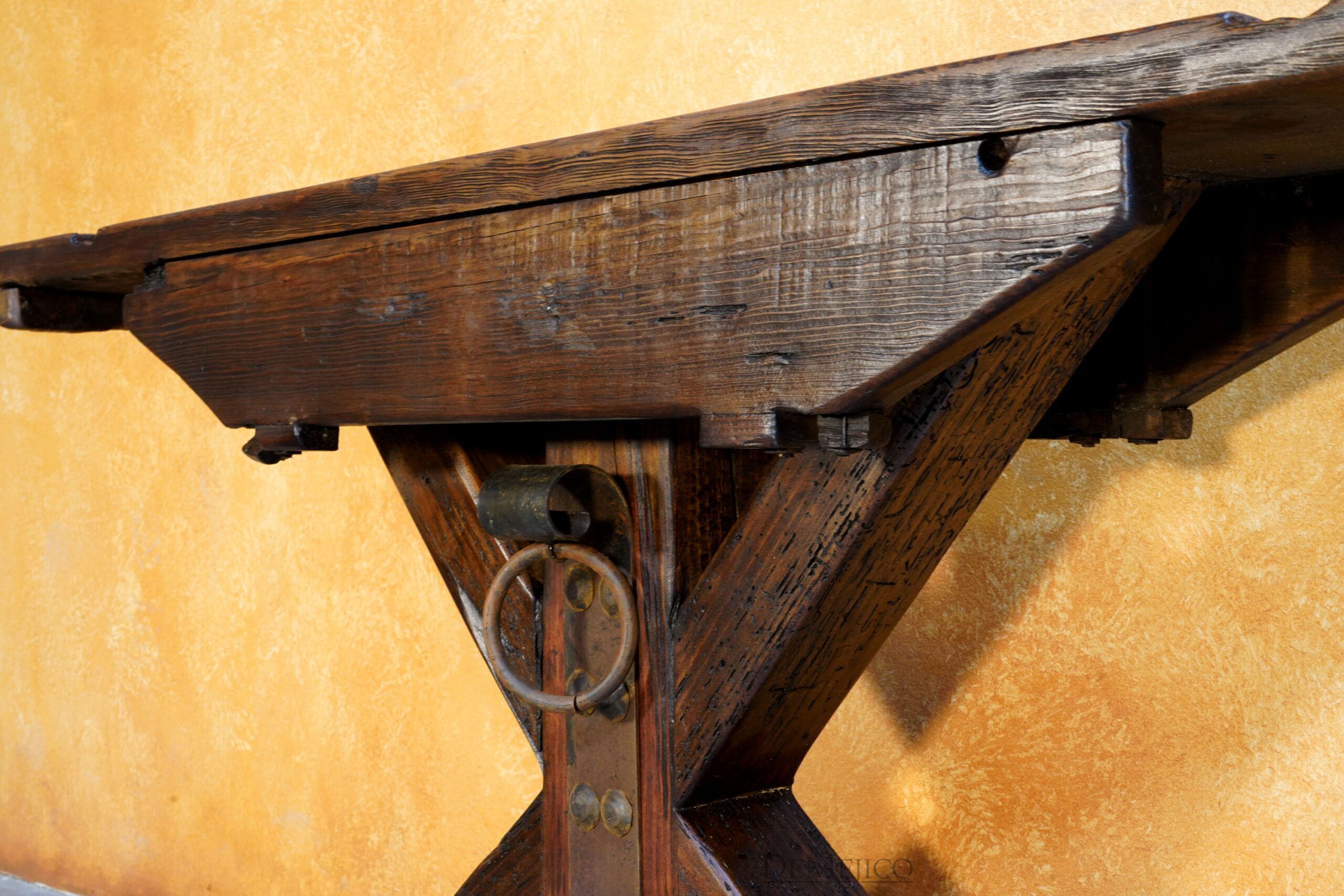 Reclaimed Rustic Barn Console, Spanish Farmhouse Console Table, Rustic Console Table, Rustic Wood Console Table