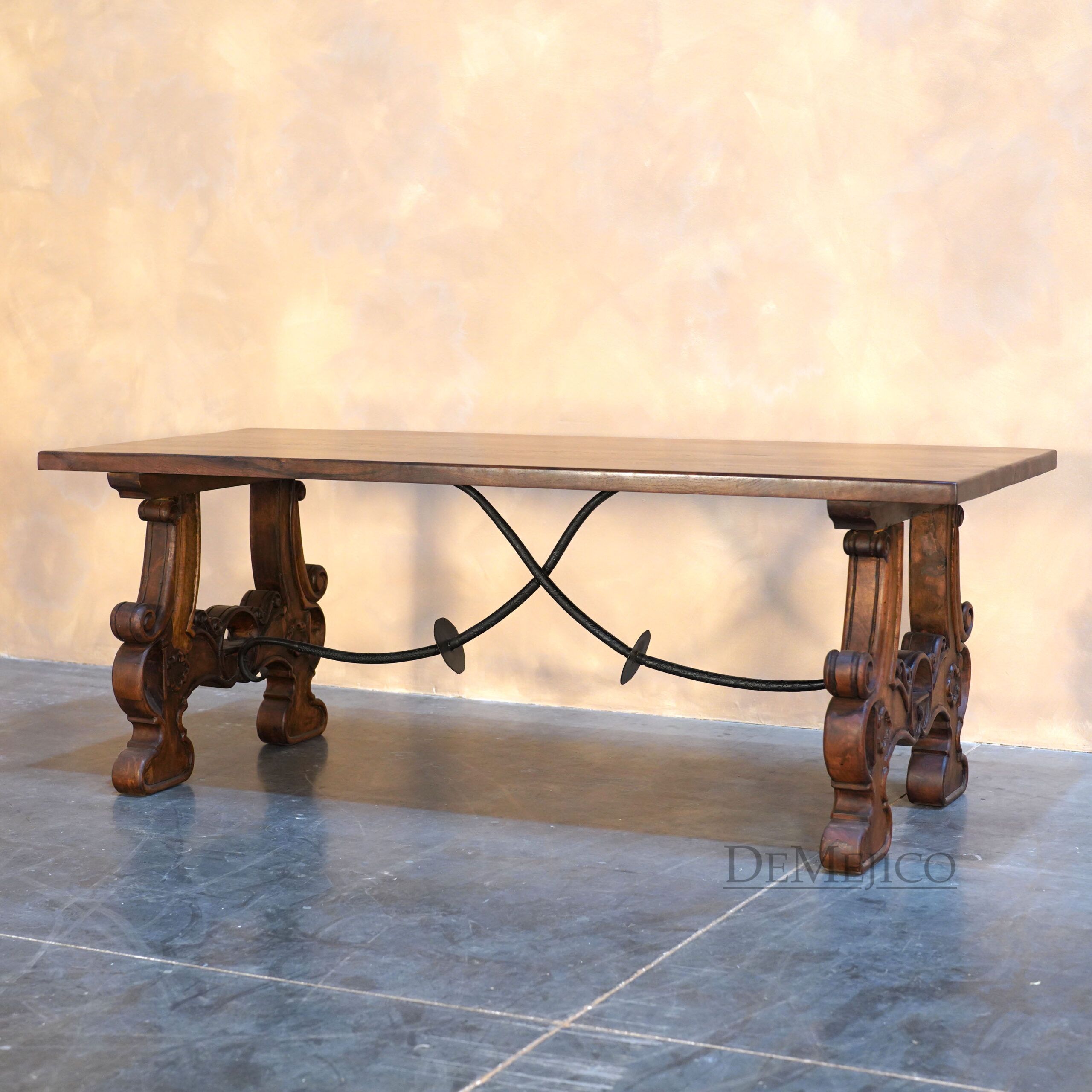 Hemingway Table, Spanish Dining Table - Demejico