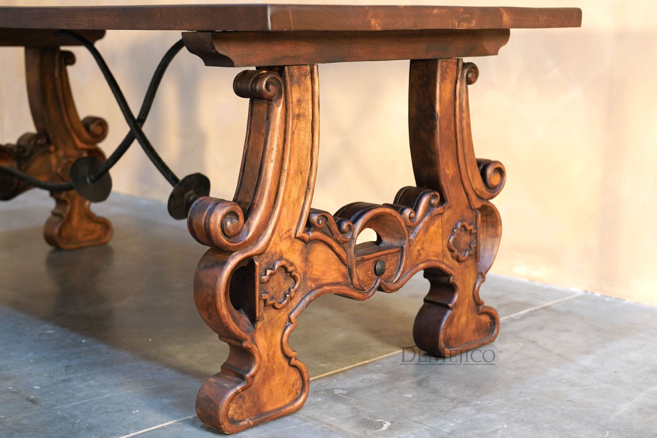 Hemingway Table, Spanish Dining Table - Demejico