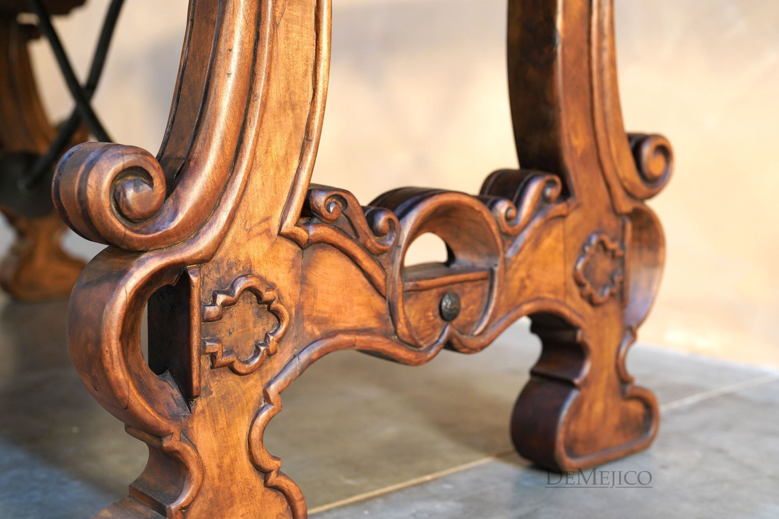 Hemingway Table, Spanish Dining Table - Demejico