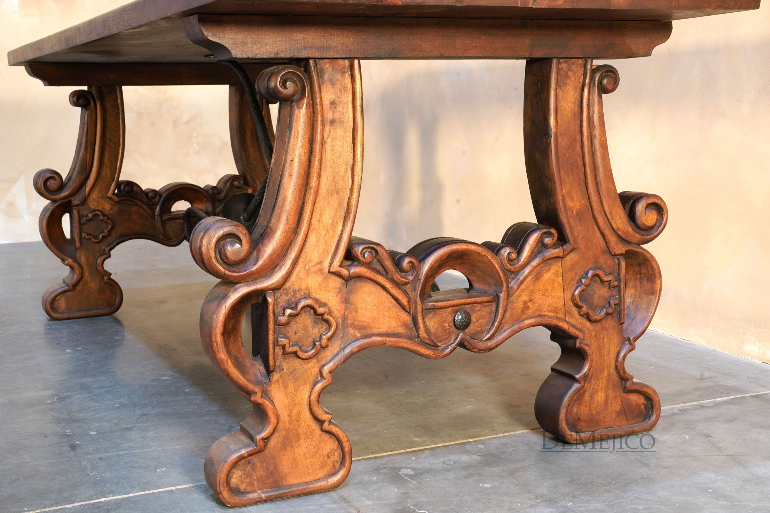 Hemingway Table, Spanish Dining Table - Demejico