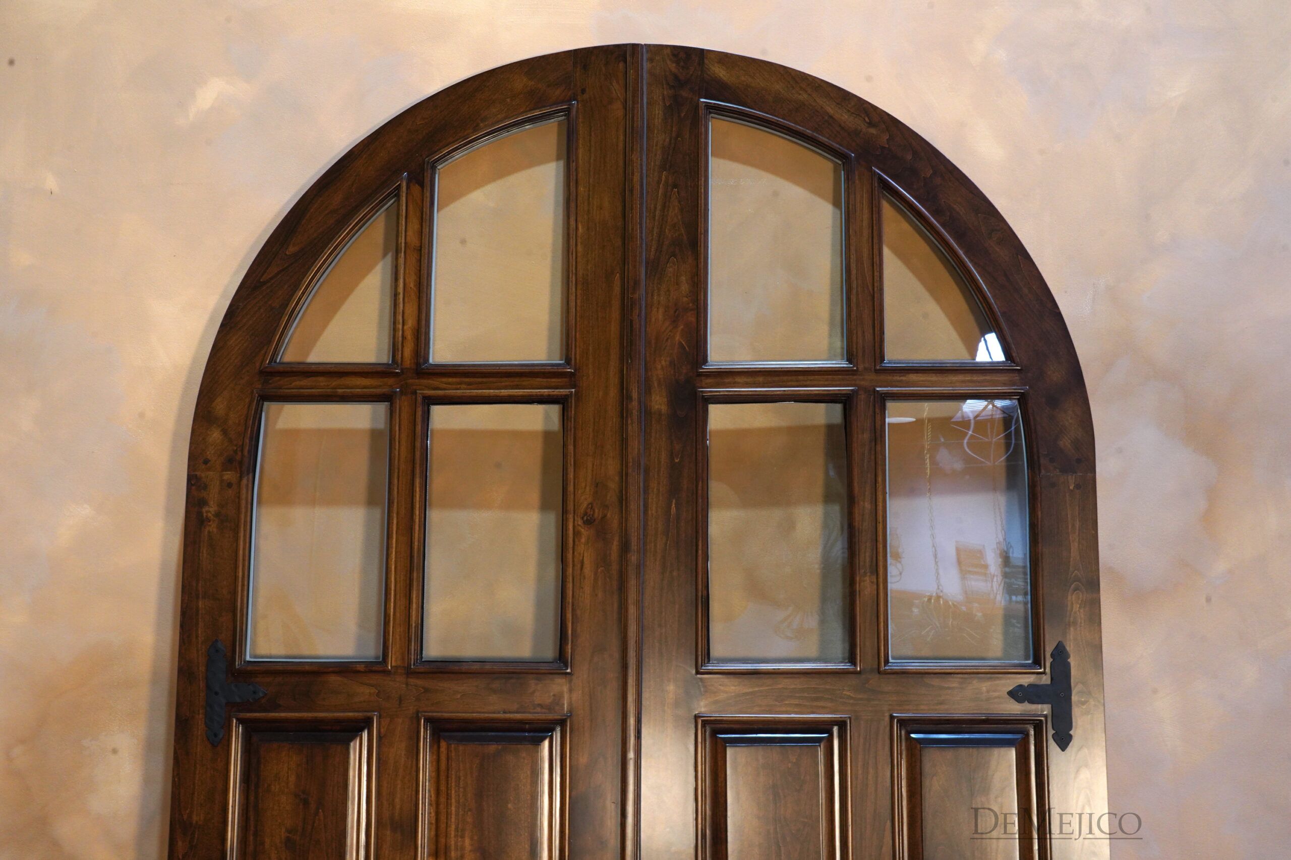 Double Puerta Hacienda, Traditional Spanish Double Doors - Demejico