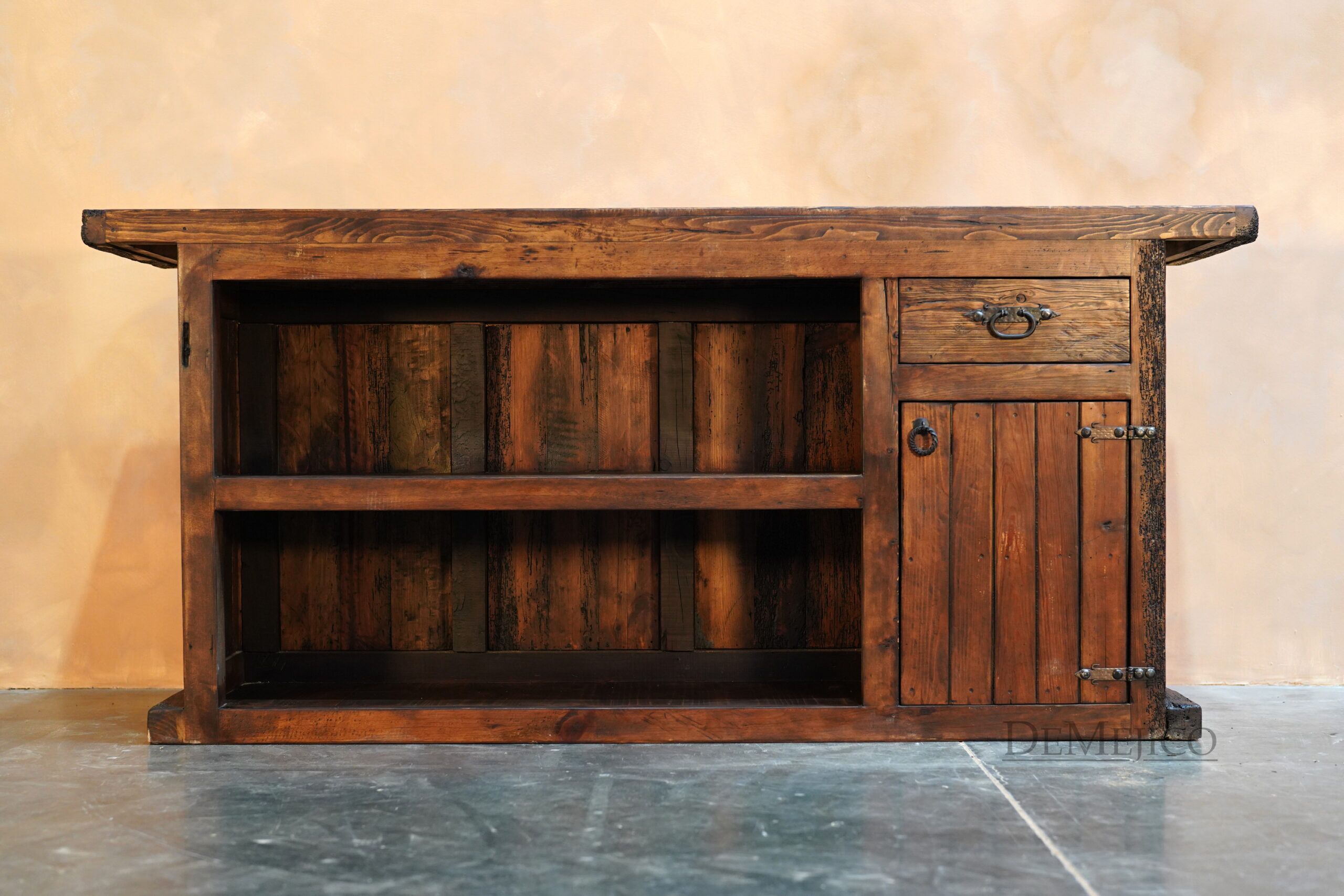 Large Barra Luna, Rustic Bar, Old Wood Bar, Spanish Bar - Demejico
