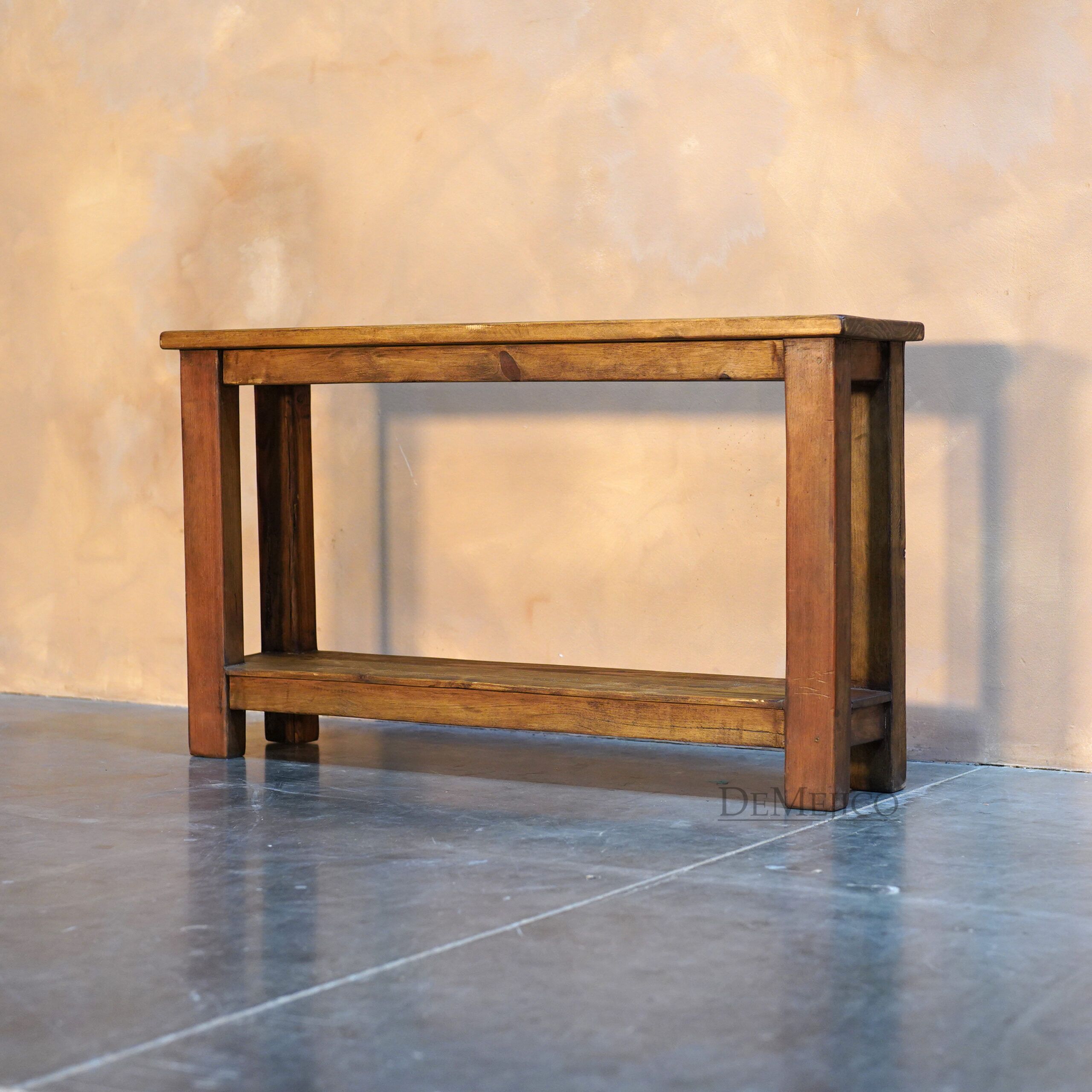 Consola Santa Fe, Spanish Style Console Table, Rustic Console Table