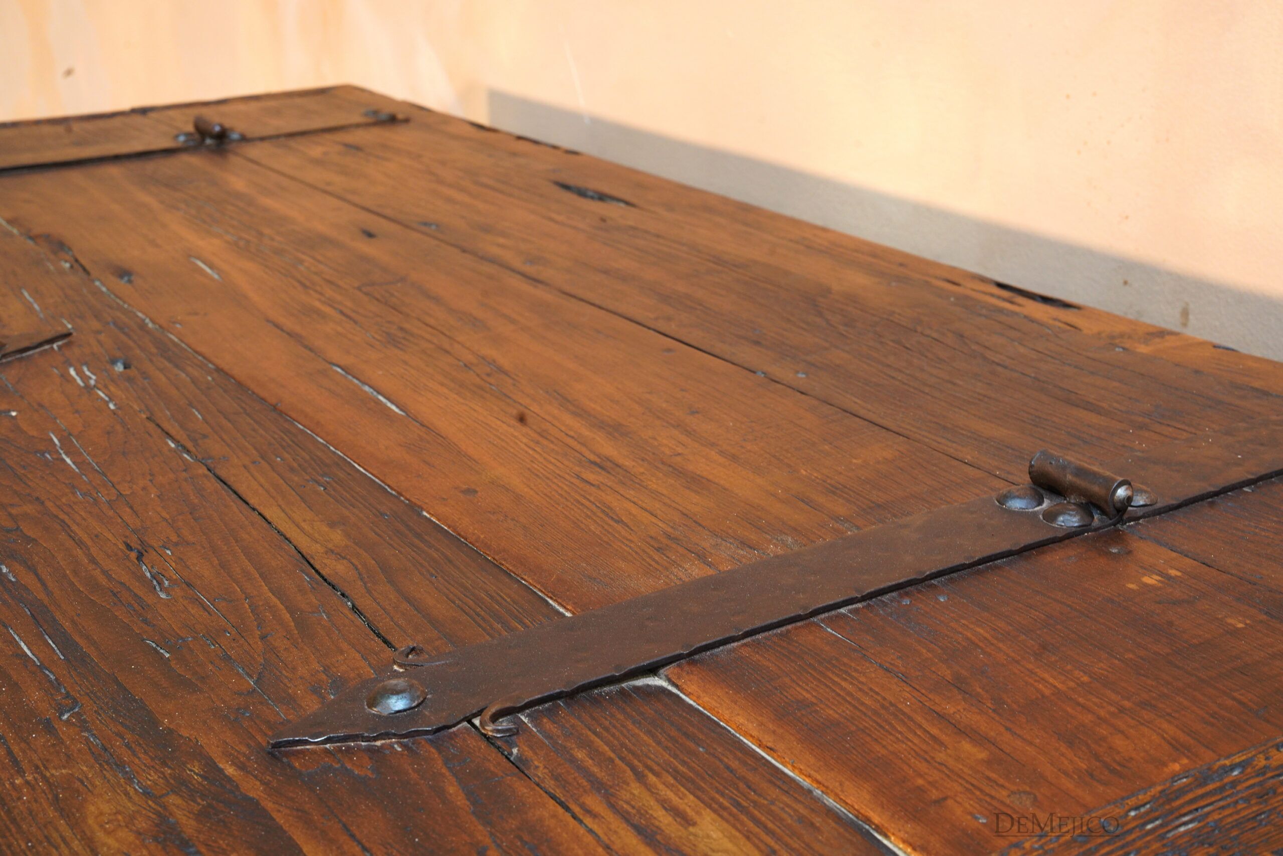 Troje Trunk Coffee Table, Storage Coffee Table, Old Wood Coffee Table