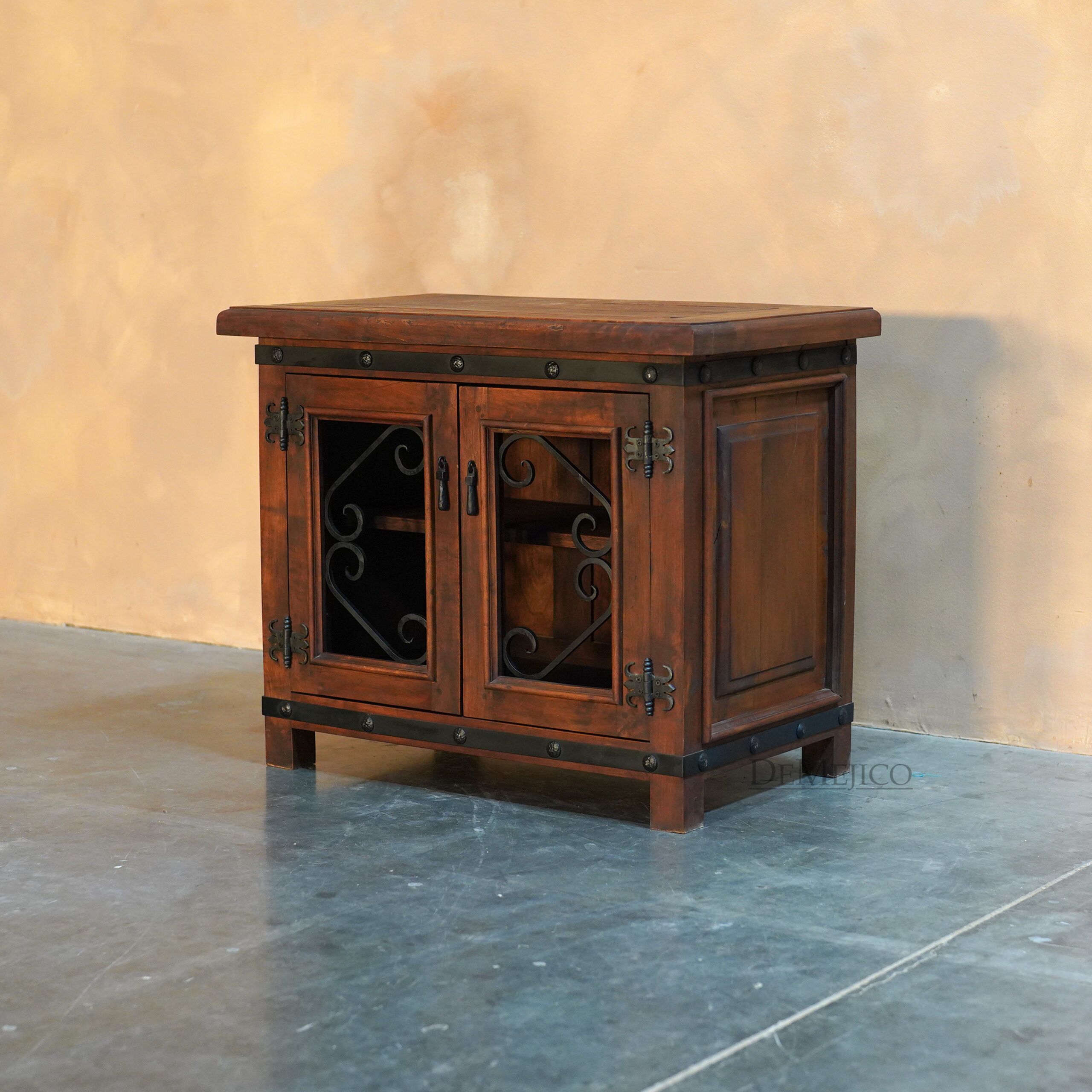 36" Alamo TV Stand, Spanish TV Console, Mesquite TV Stand