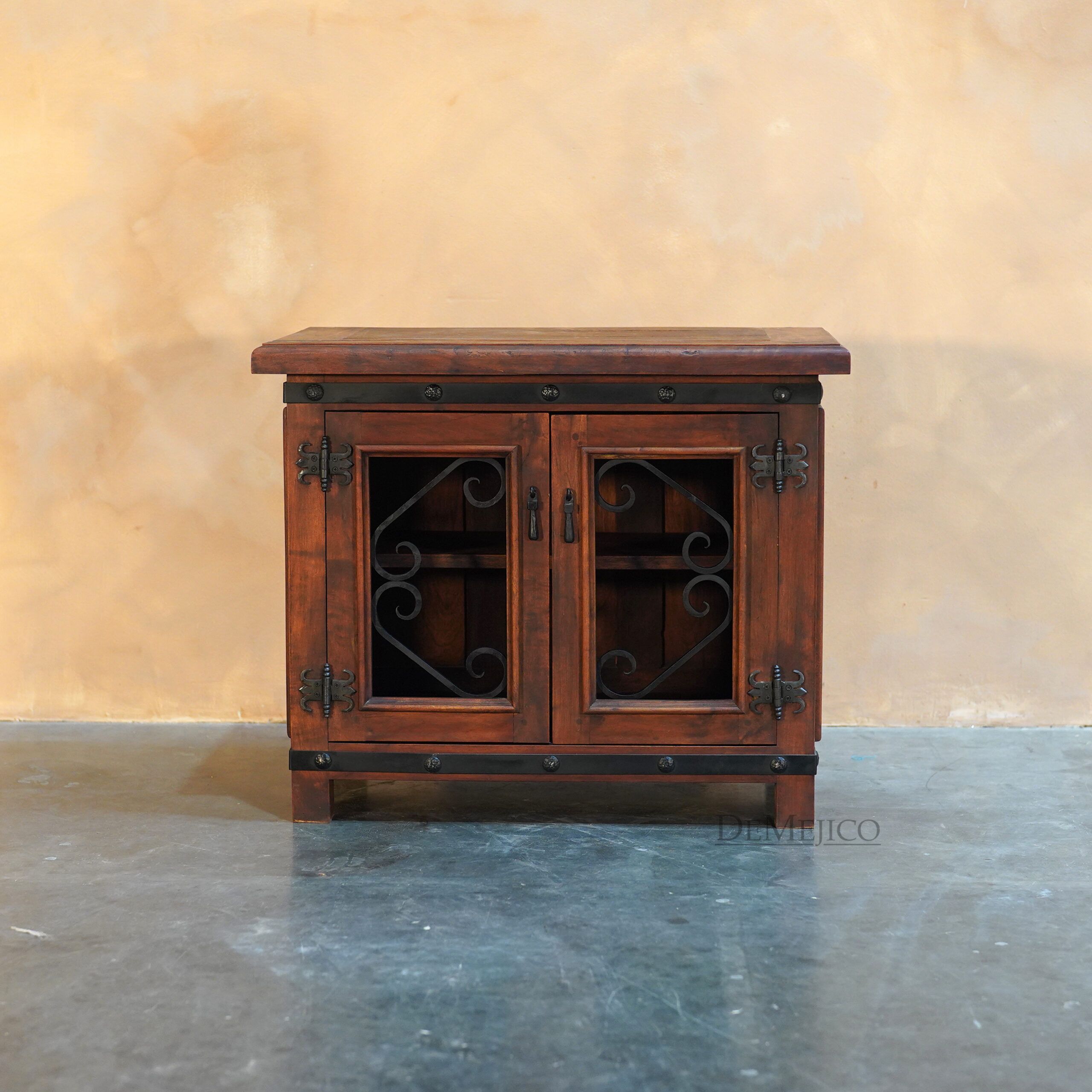36" Alamo TV Stand, Spanish TV Console, Mesquite TV Stand