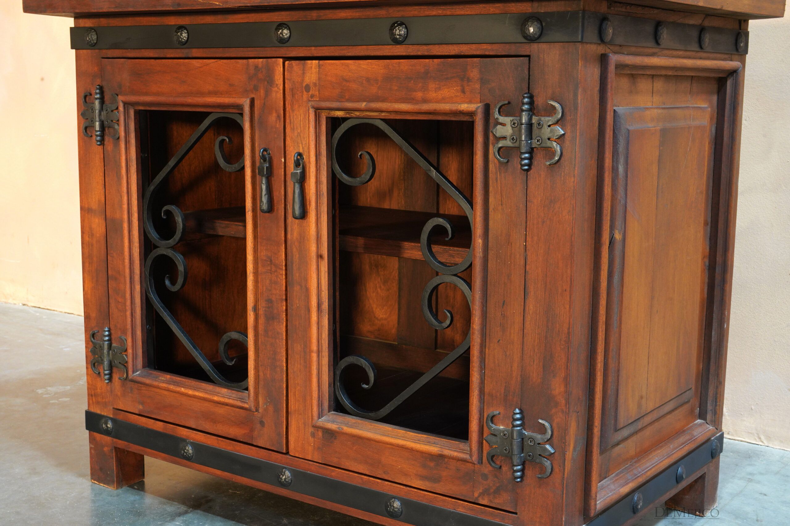 36" Alamo TV Stand, Spanish TV Console, Mesquite TV Stand