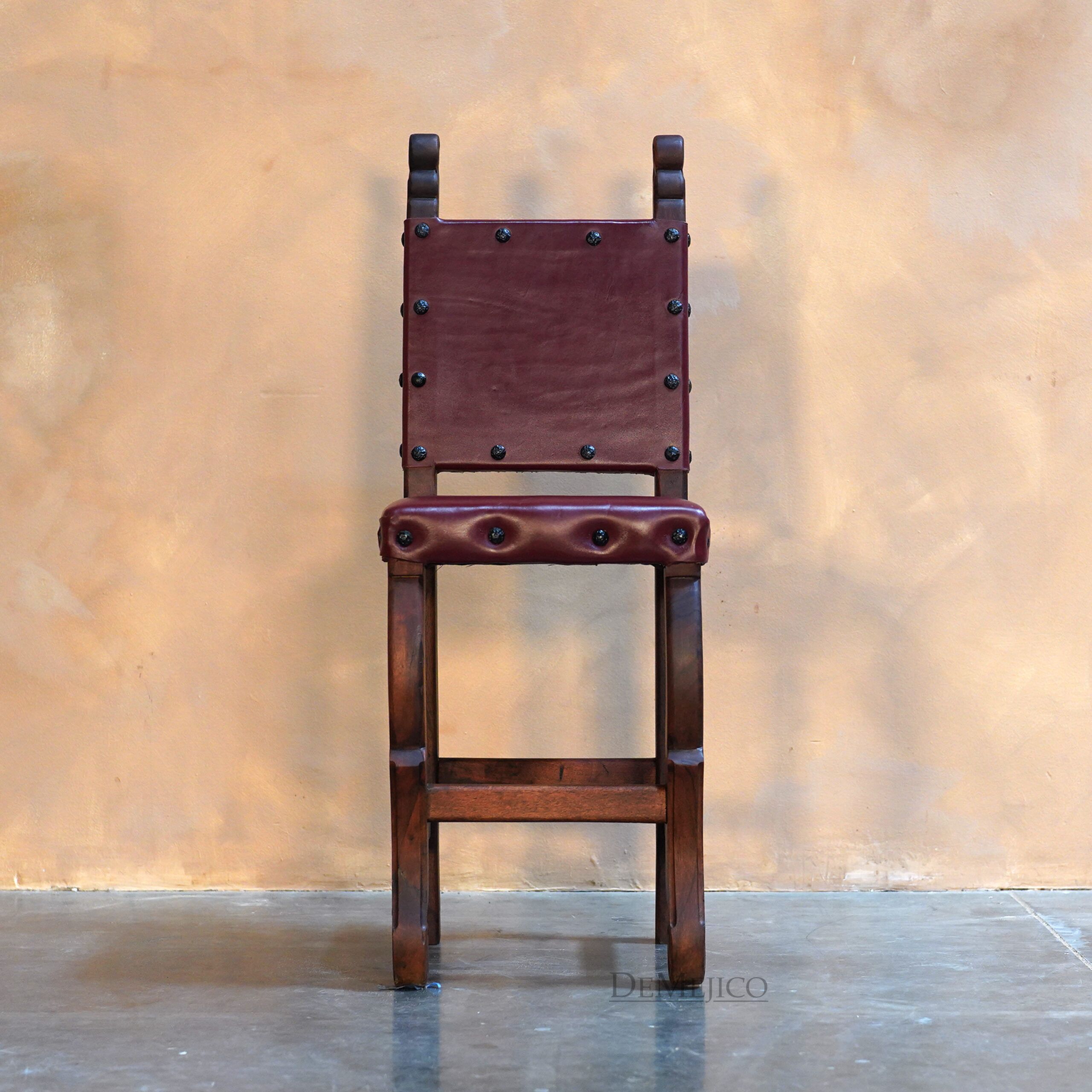 Espanola Spanish Bar Stool, Colonial Bar Stool - Demejico