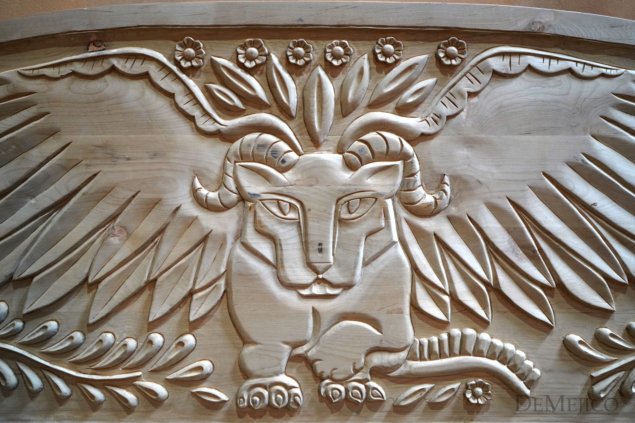 Alebrije Bed, Large Spanish Bed, Carved Bed - Demejico