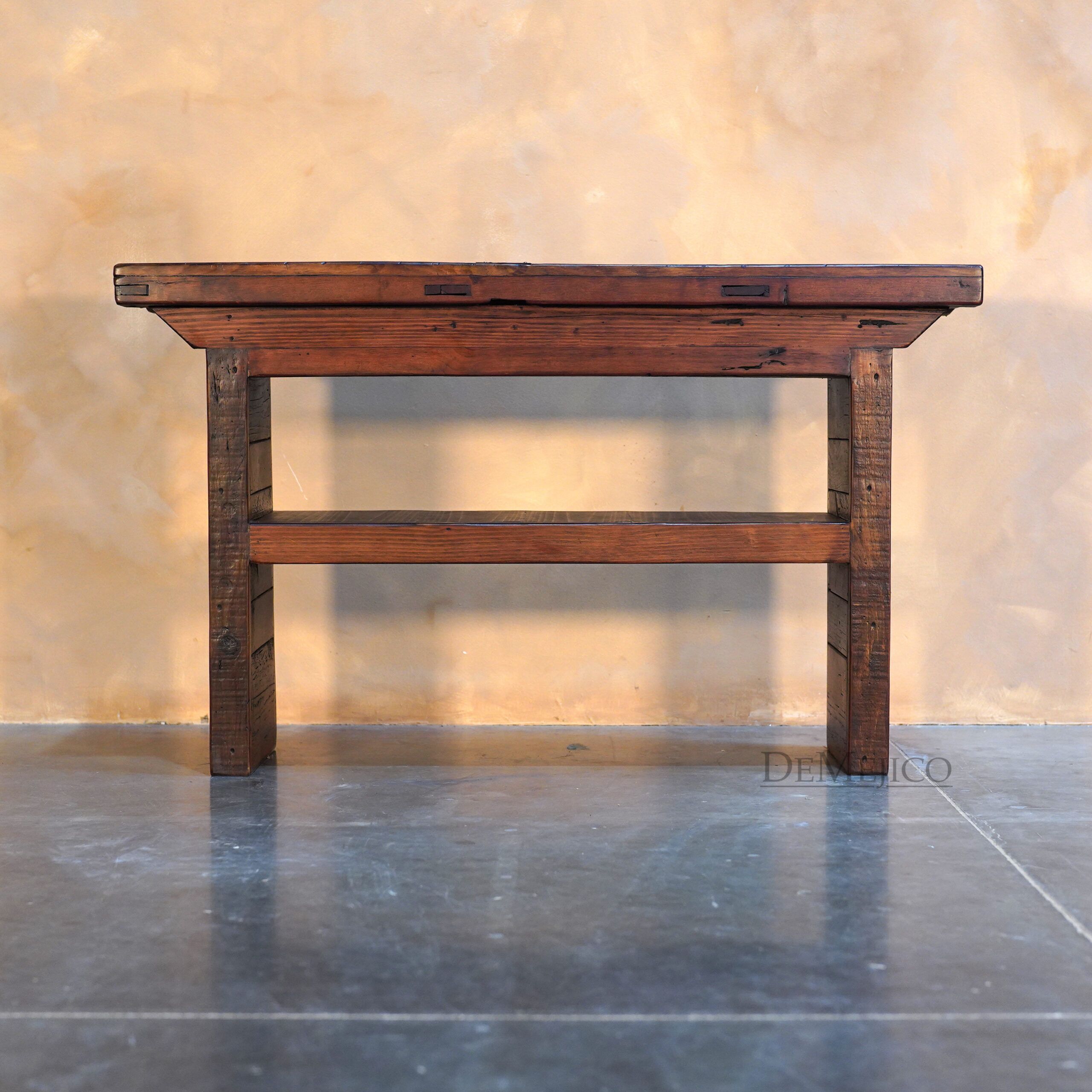 Carreta Console Table, Rustic TV Console, Spanish Farmhouse Console Table