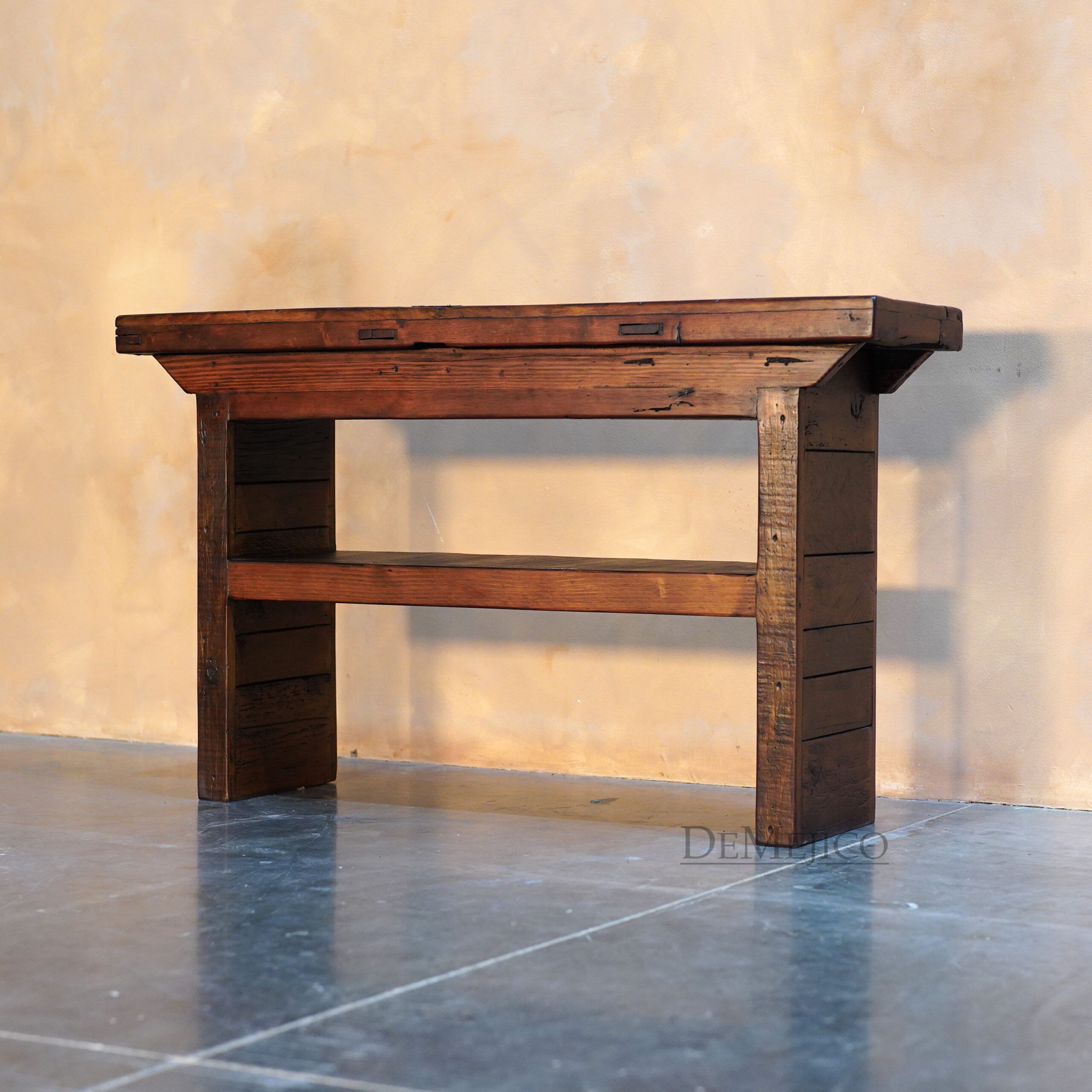 Carreta Console Table, Rustic TV Console, Spanish Farmhouse Console Table