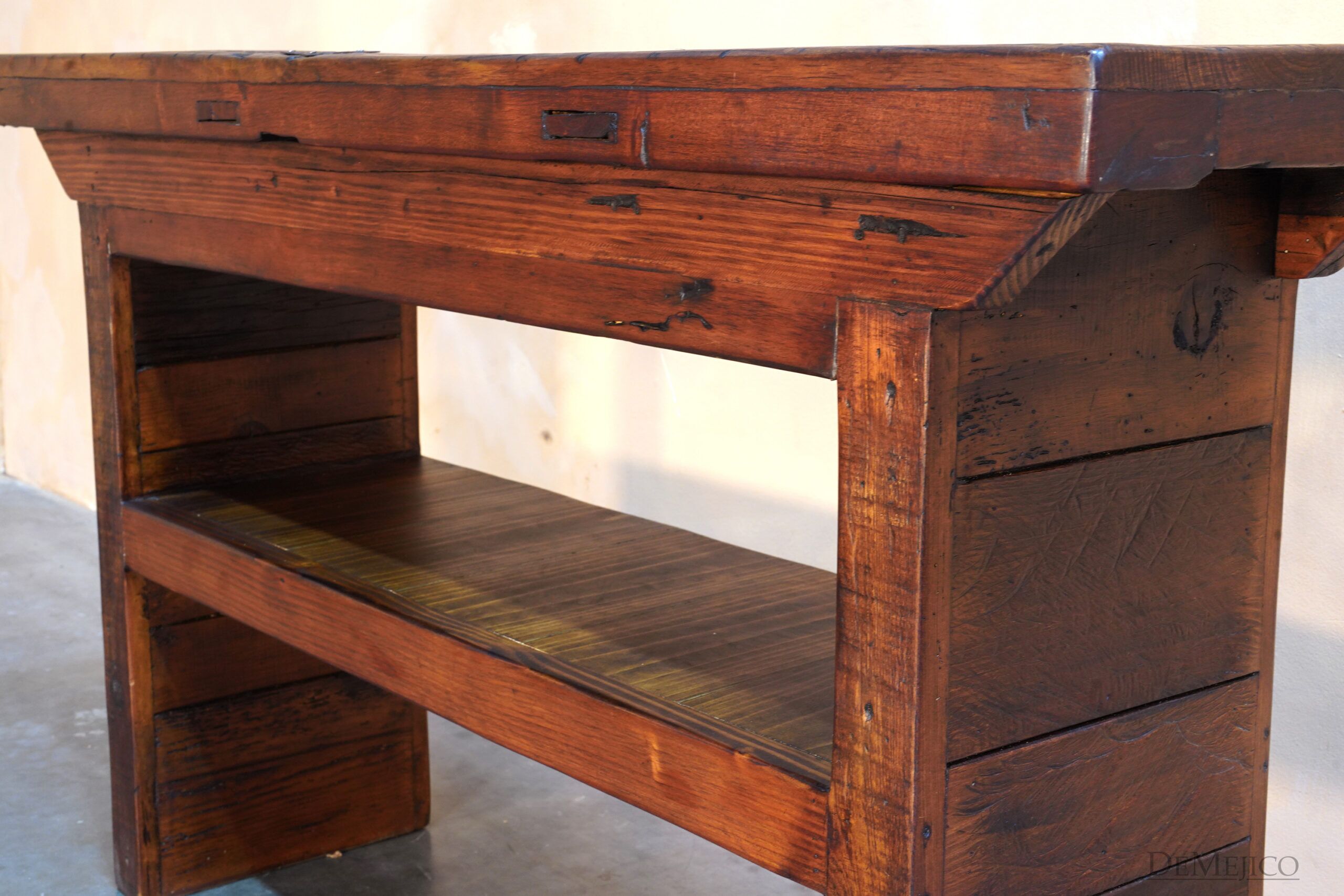 Carreta Console Table, Rustic TV Console, Spanish Farmhouse Console Table