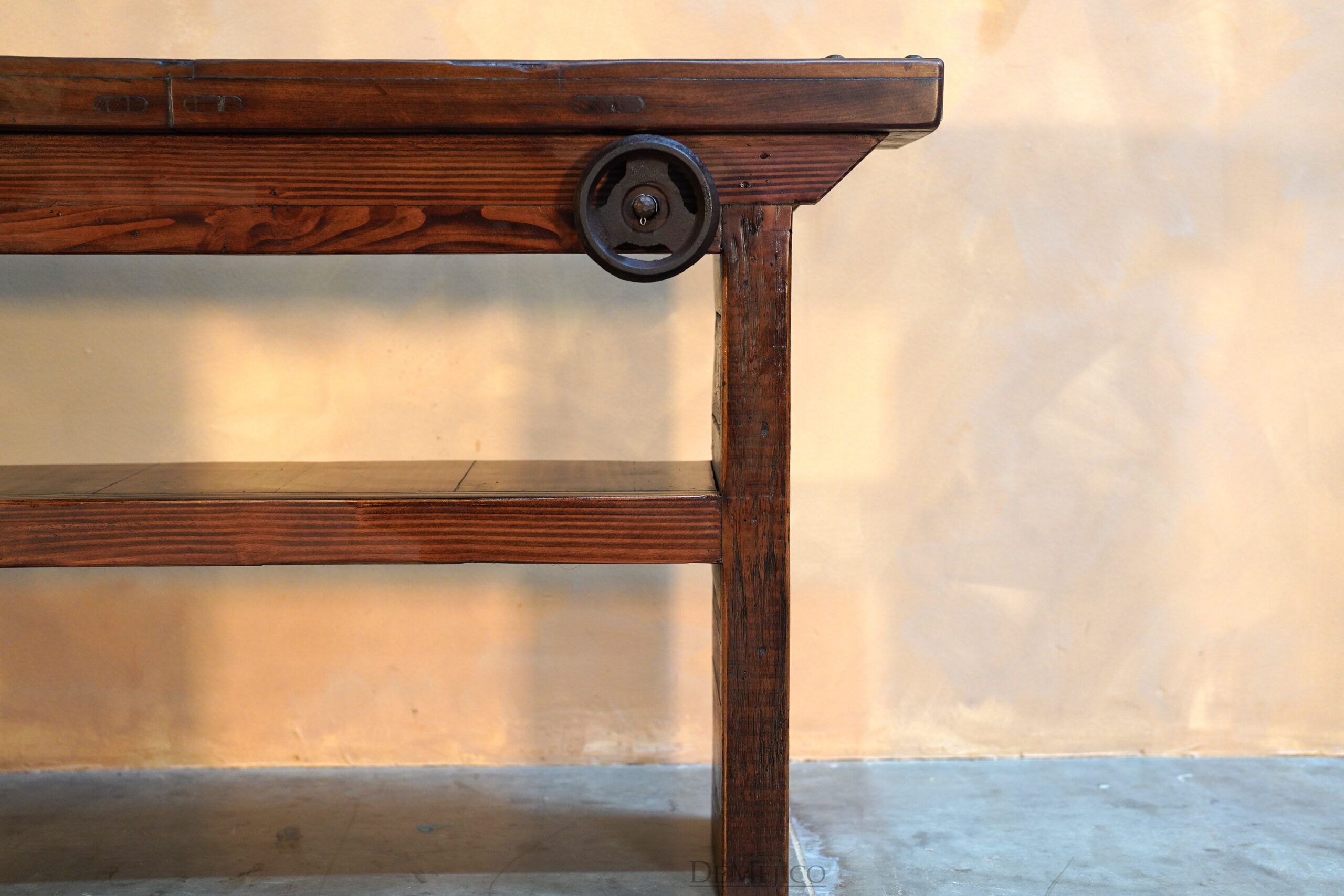 Carreta Console Table, Rustic TV Console, Spanish Farmhouse Console Table