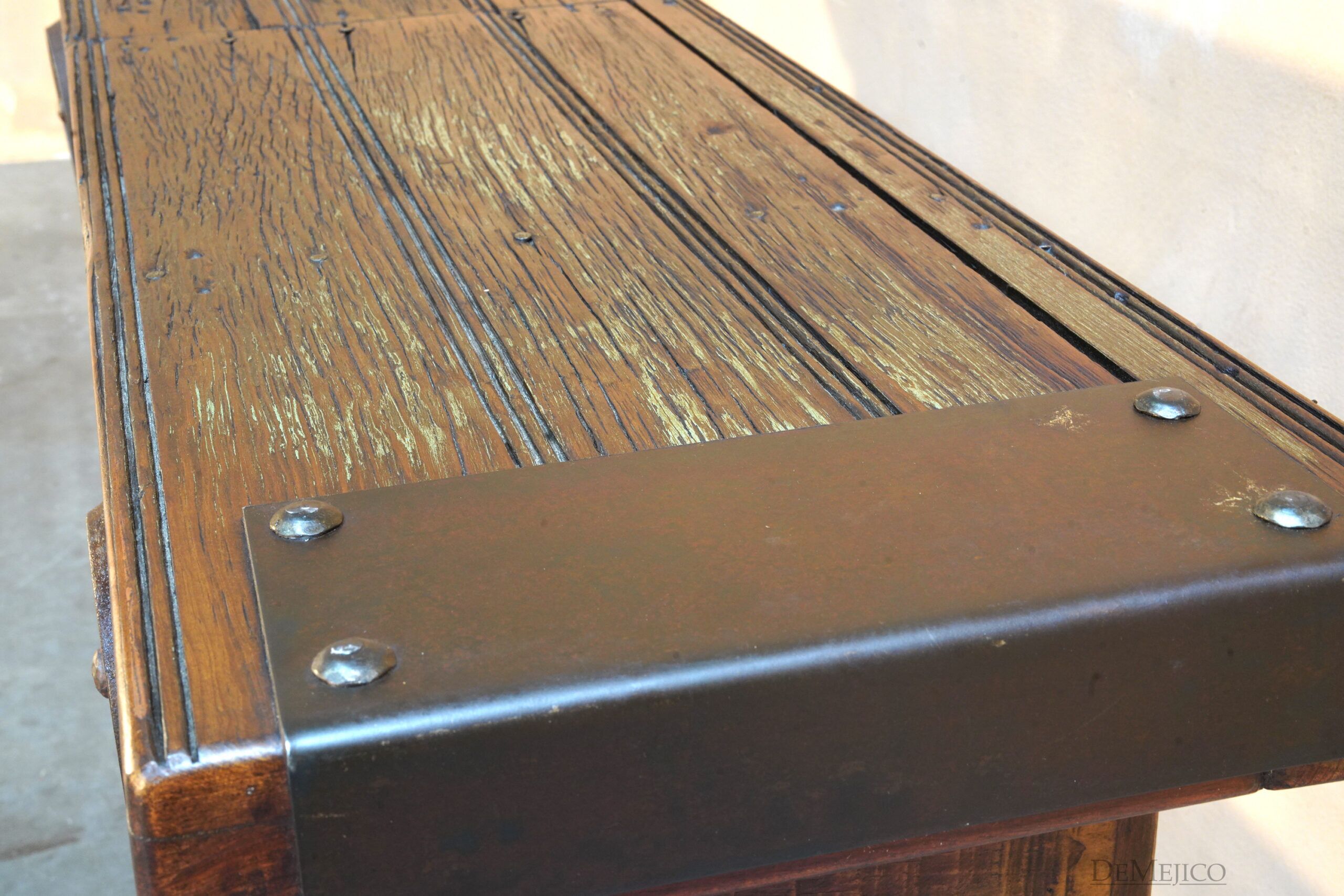 Carreta Console Table, Rustic TV Console, Spanish Farmhouse Console Table