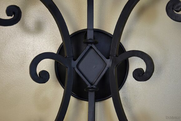 scrolled wall sconce