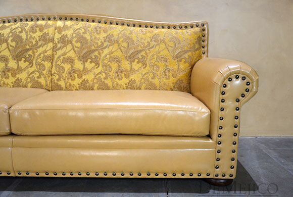 Spanish leather sofa