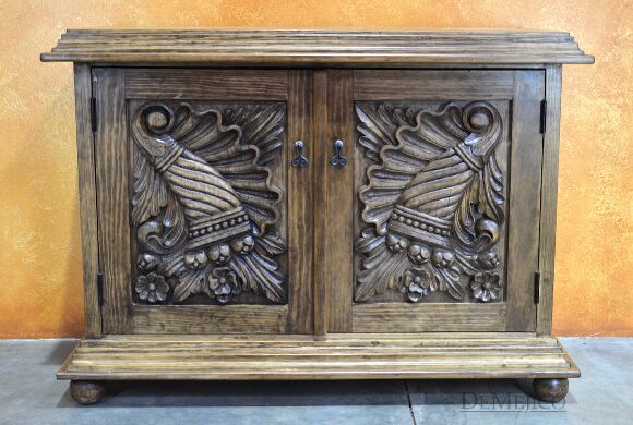 hand carved buffet