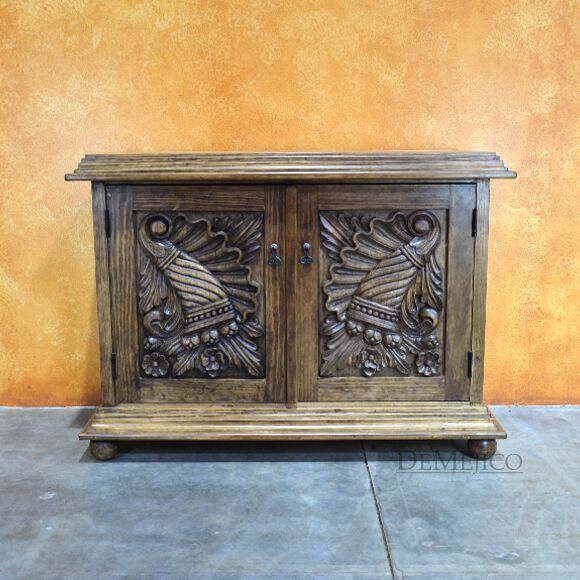 hand carved buffet