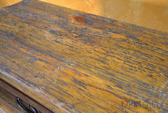 old wood nightstand, southwest nightstand