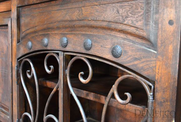 Old World Iron Buffet, Old World Buffet, Spanish Buffet, Spanish Dining Room