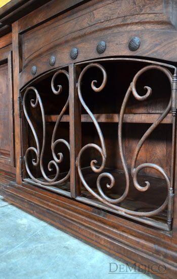 Old World Iron Buffet, Old World Buffet, Spanish Buffet, Spanish Dining Room