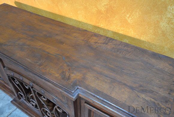 Old World Iron Buffet, Old World Buffet, Spanish Buffet, Spanish Dining Room