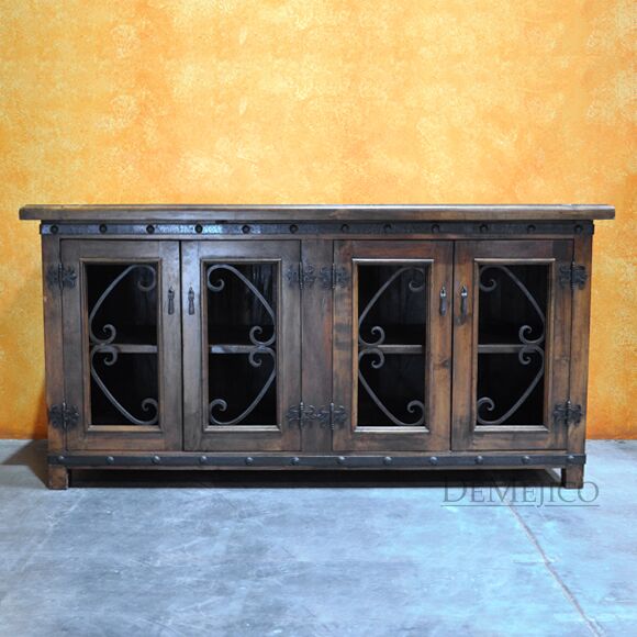 Alamo Mesquite Buffet, Spanish Buffet Cabinet