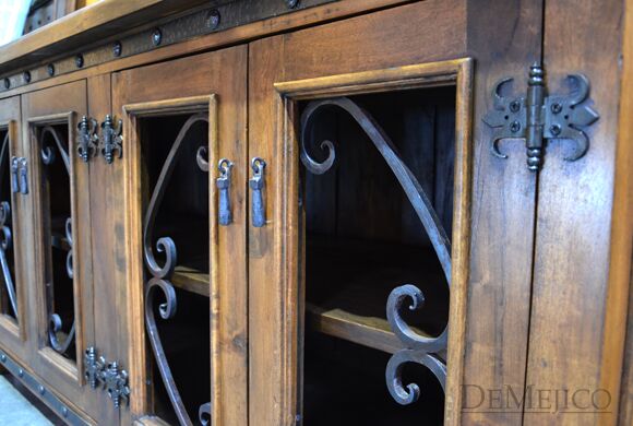 Alamo Mesquite Buffet, Spanish Buffet Cabinet