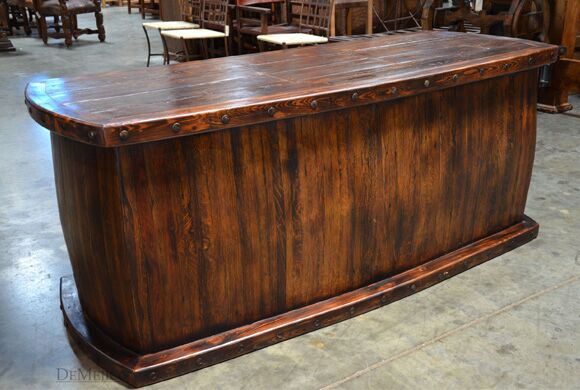 rounded desk