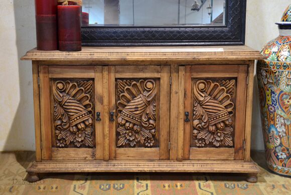 hand carved buffet
