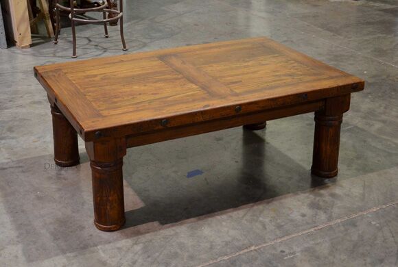 old world coffee table