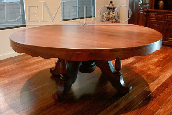 round colonial dining table