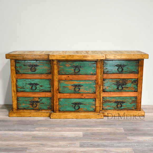 old world patina dresser