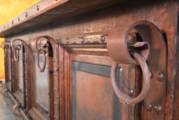 Copper Panel Bar, Large Spanish Bar, Restaurant Furniture