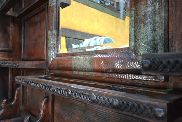 Copper Panel Bar, Large Spanish Bar, Restaurant Furniture