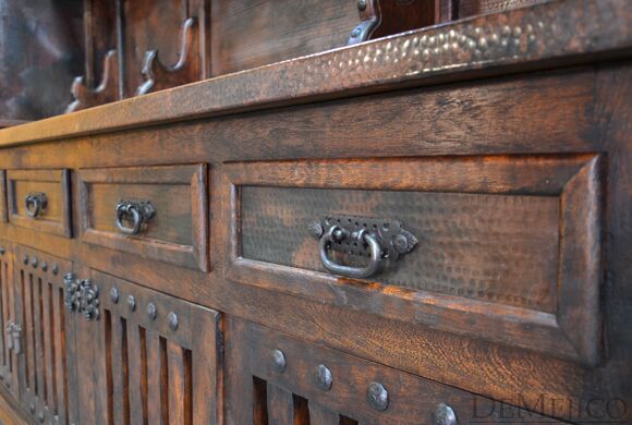 Copper Panel Bar, Large Spanish Bar, Restaurant Furniture