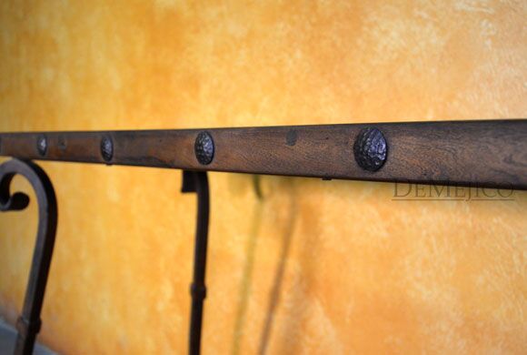 Iron Base Console Table, Consola Porfirio, Spanish Console Table