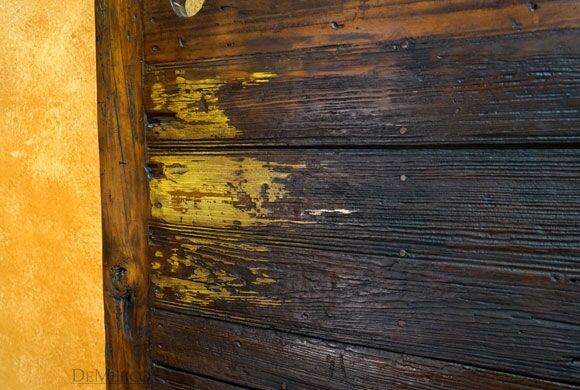 Rustic Headboard, Old Door Hacienda Bed