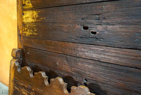 Rustic Headboard, Old Door Hacienda Bed