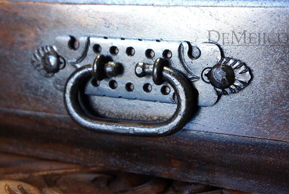 spanish hand carved bar