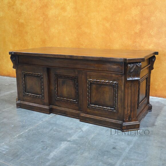 Old World Carved Desk, Custom Desk
